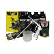 Покрытие защитное уретановое U-POL RAPTOR комплект 4шт. с отвердителем (4х0,71л+0,95л)+ПИСТОЛЕТ