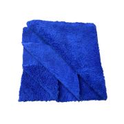 Салфетка полировочная Microfiber 380GSM двусторонняя 40*40см СИНЯЯ