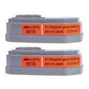 Патрон-фильтр JETA Safety 5010 для защиты от орг.паров А1 (комплект 2шт.) резьбовое соединение