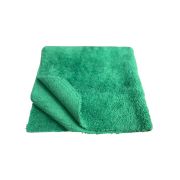 Салфетка полировочная Microfiber 380GSM двусторонняя 40*40см ЗЕЛЕНАЯ