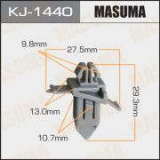 Клипса крепежная MASUMA KJ-1440