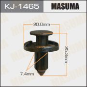Клипса крепежная MASUMA KJ-1465/AS-888