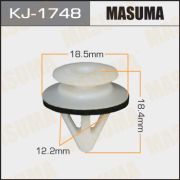 Клипса крепежная MASUMA KJ-1748