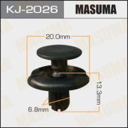 Клипса крепежная MASUMA KJ-2026/AS-1399