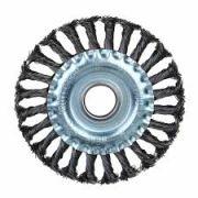 Щетка дисковая для УШМ жесткая крученая 125*22мм