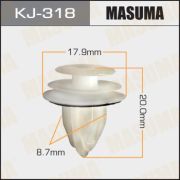 Клипса крепежная MASUMA KJ-318/AS-391 TOYOTA