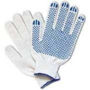 Перчатки х/б с противоскользящими точками (цвет в ассорт.)