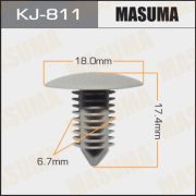 Клипса крепежная MASUMA KJ-811 MITSUBISHI