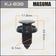 Клипса крепежная MASUMA KJ-838/AS-680 MITSUBISHI