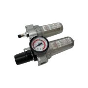 Фильтр-влагоотделитель-лубрикатор EU SMPM SFC400 с манометром (Китай) М1/2