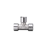Соединитель T-образный WALMEC 14351 резьба F1/4 - F1/4 - F1/4