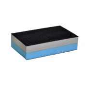Шлифок DEERFOS 120*70*30мм Velcro серо-голубой