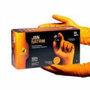 Перчатки нитриловые JETA PRO Natrix PH-нейтральные оранжевые