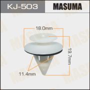 Клипса крепежная MASUMA KJ-503