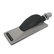 Шлифок с пылеотводом 70*200мм 19отв. средний серый