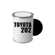 Автоэмаль базовая АТОМ Toyota 202 черная 1л